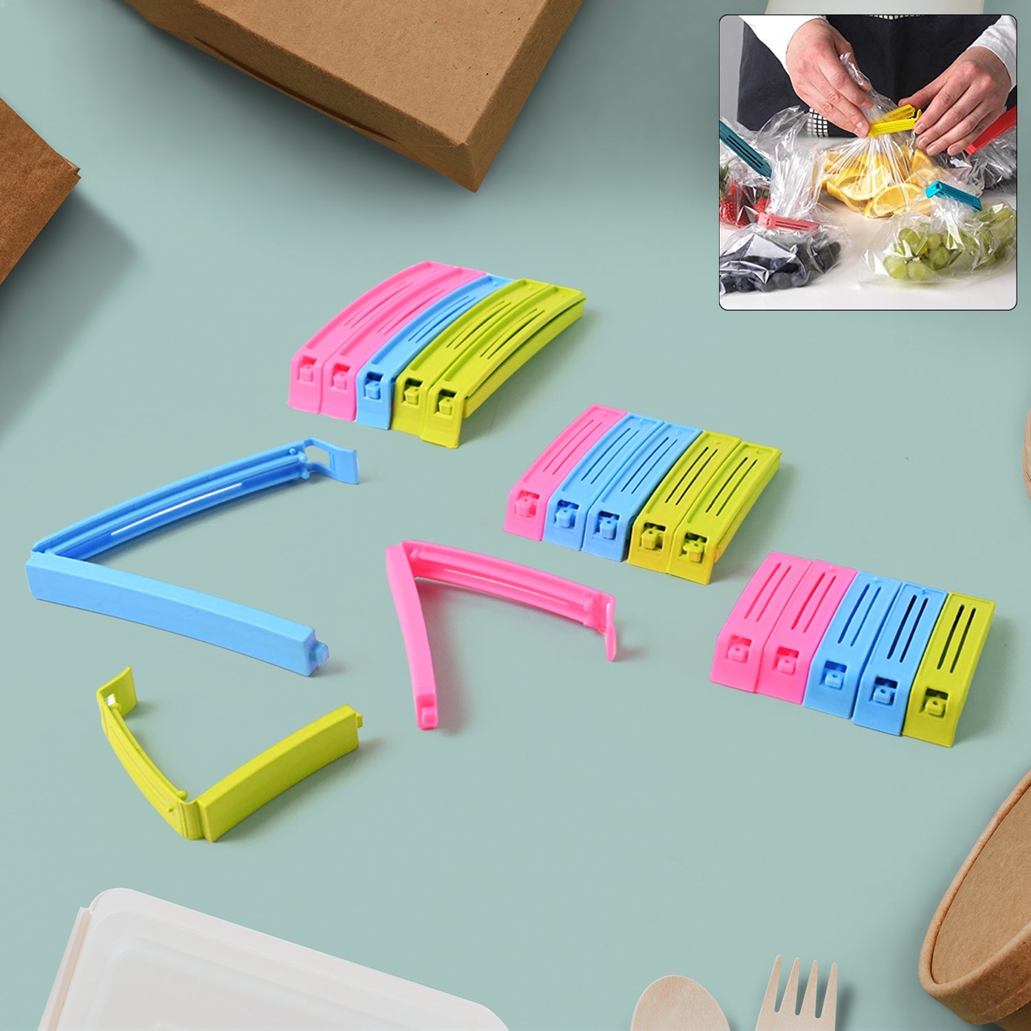 Plastic Bag Sealing Clip Set Plastic Bag Sealing Clip Set